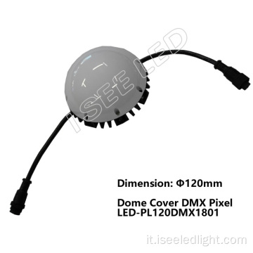 Controllo DMX a cupola rotonda a LED Pixel Dot Light